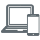 laptop and phone icon